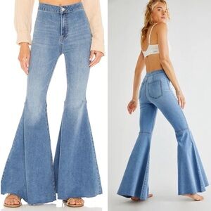 Free People Flare Float On Pant in Love Letters Size 27